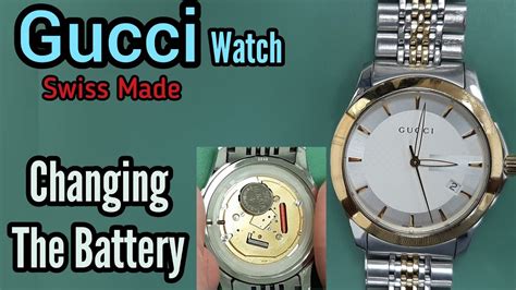 gucci watch battery replacement cost|gucci watch repairs near me.